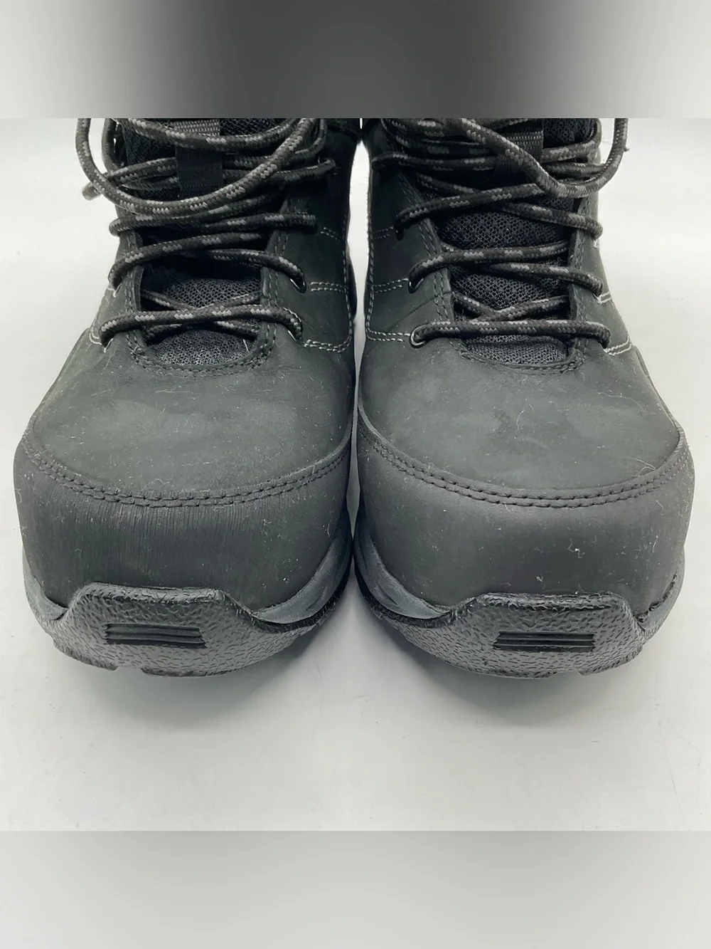 Merrell Work Men’s 8.5 M Black Leather Composite Toe Safety Work Boots ASTM